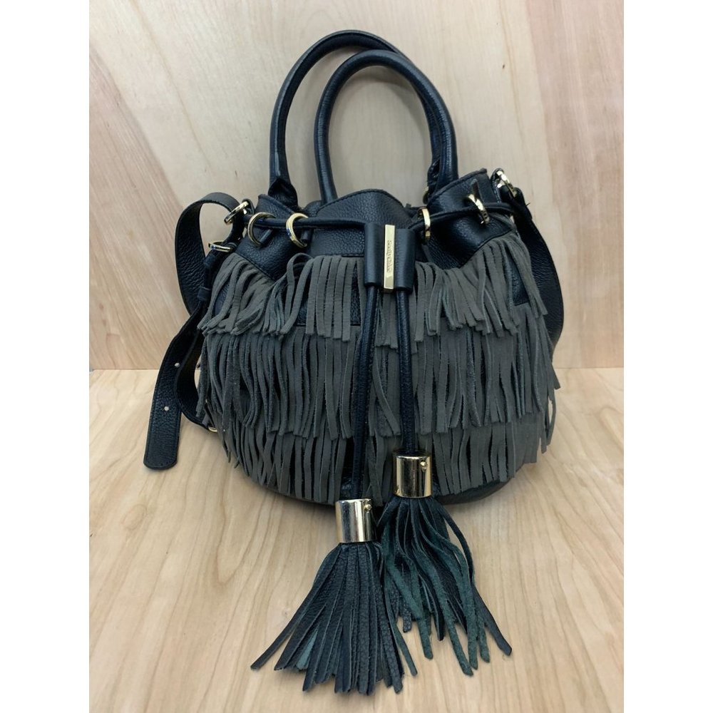 See By Chloe Fringed Bucket Bag Genuine Leather